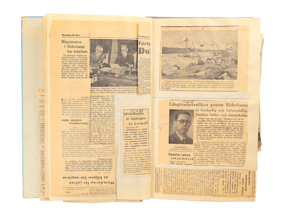 Pressklipp från Tull - Kust Sundsvallsavdelningen sektion Gävle.