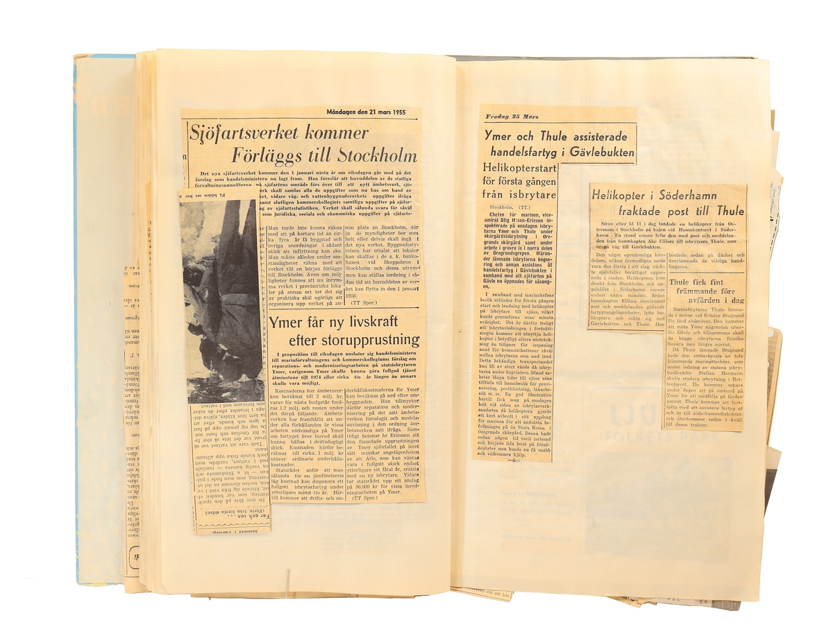 Pressklipp från Tull - Kust Sundsvallsavdelningen sektion Gävle.