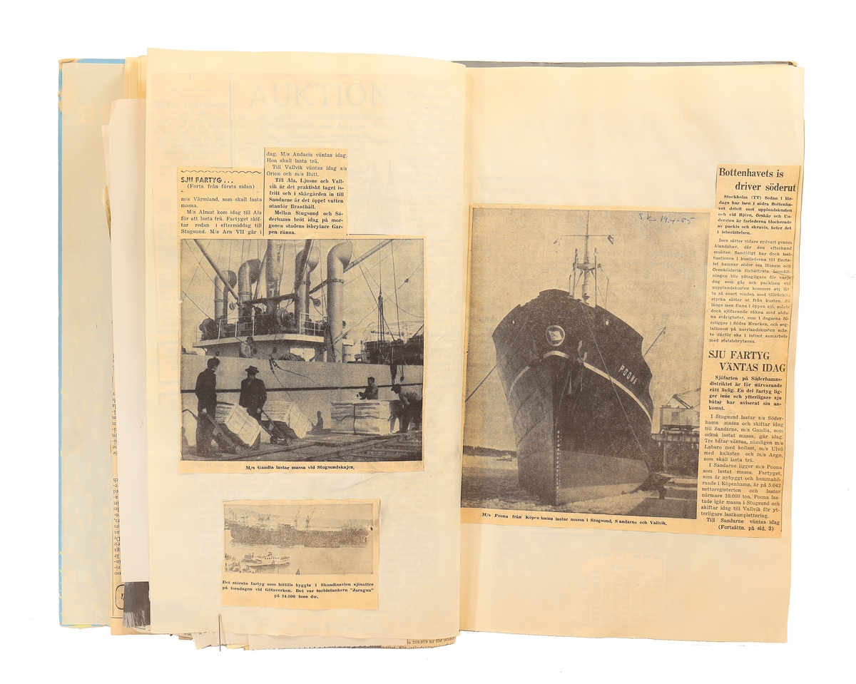 Pressklipp från Tull - Kust Sundsvallsavdelningen sektion Gävle.