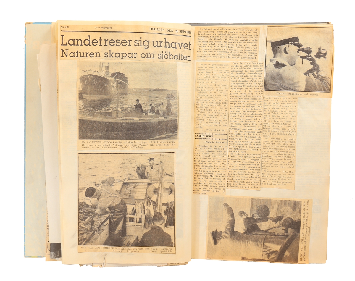 Pressklipp från Tull - Kust Sundsvallsavdelningen sektion Gävle.