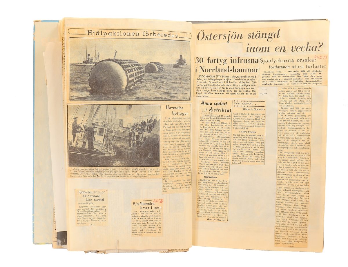 Pressklipp från Tull - Kust Sundsvallsavdelningen sektion Gävle.