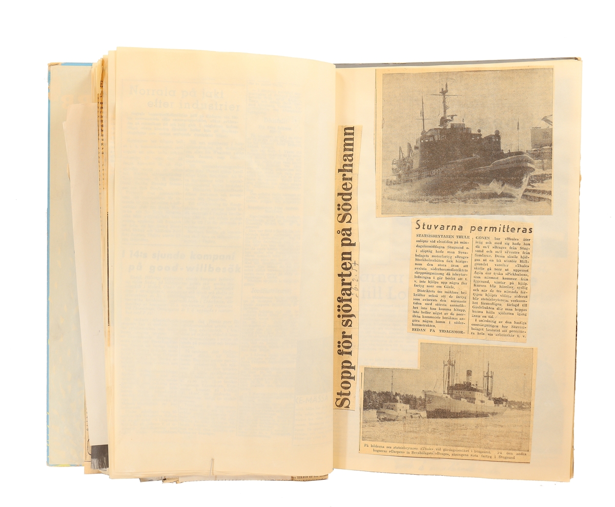 Pressklipp från Tull - Kust Sundsvallsavdelningen sektion Gävle.