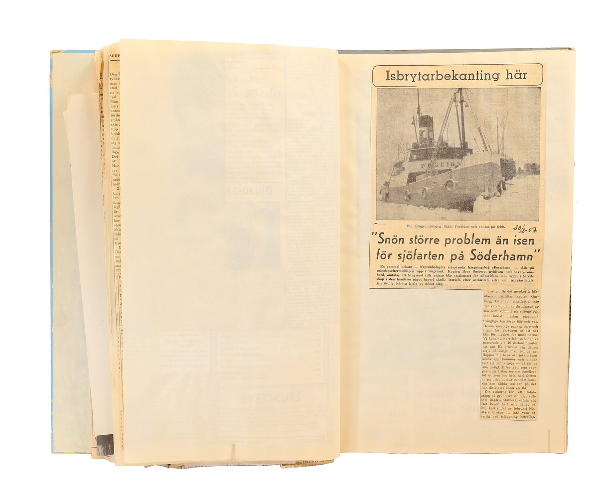 Pressklipp från Tull - Kust Sundsvallsavdelningen sektion Gävle.