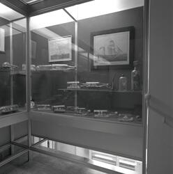 Utställningen "Käre Morfar". Del av utställningen presentera