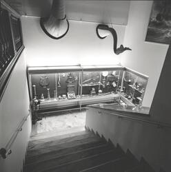 Utställningen "Mässing". Utställning i trappmonter. Nautiska