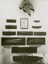 Utställning i Sjösportsavdelningen, i Sjömanskapsavdelningen