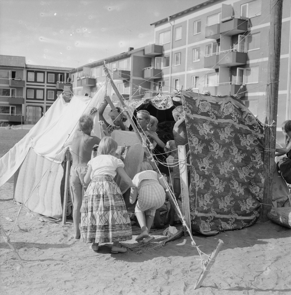 "Insamling bland barn i Sala backe", Uppsala 1959