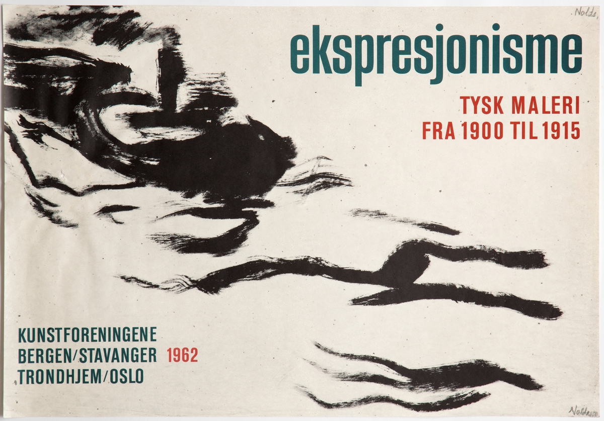 Ekspresjonisme - tysk maleri fra 1900-1915 [Utstillingsplakat]