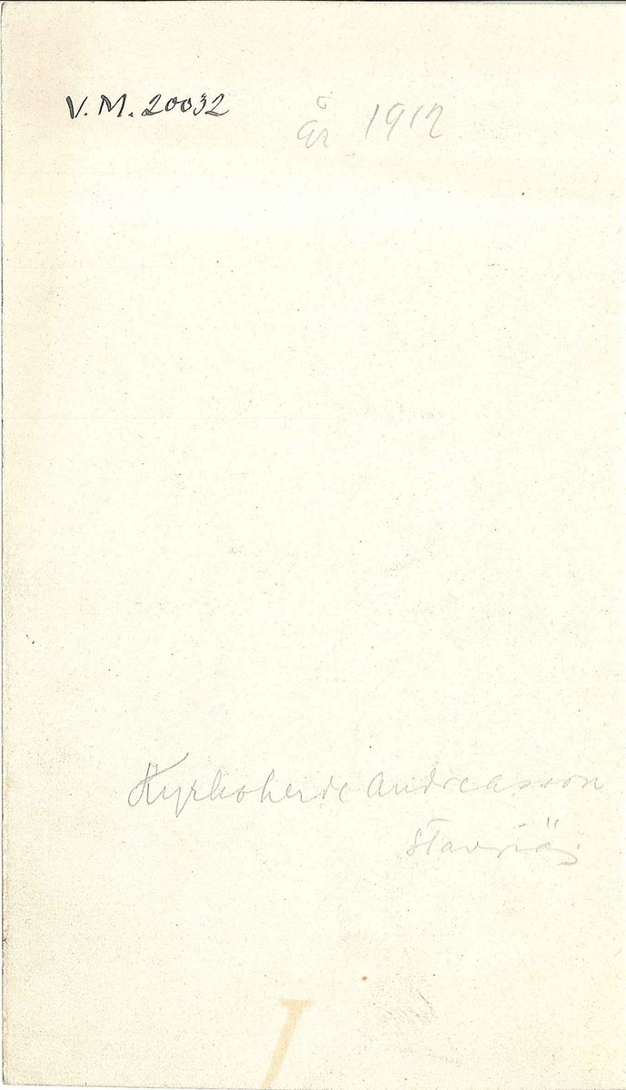 Kyrkoherde Andreasson, Stavnäs, Värmskog