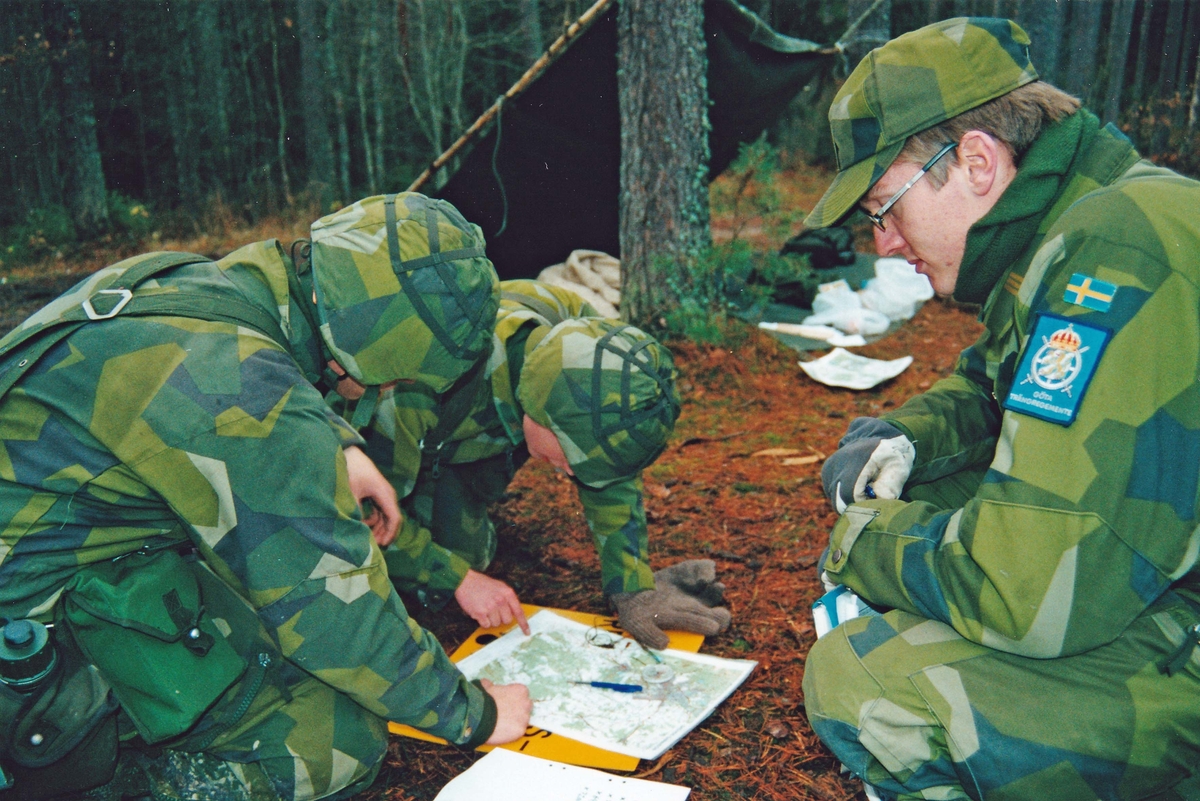 Gruppfälttävlan vid Göta Trängregemente den 7 november 2001.