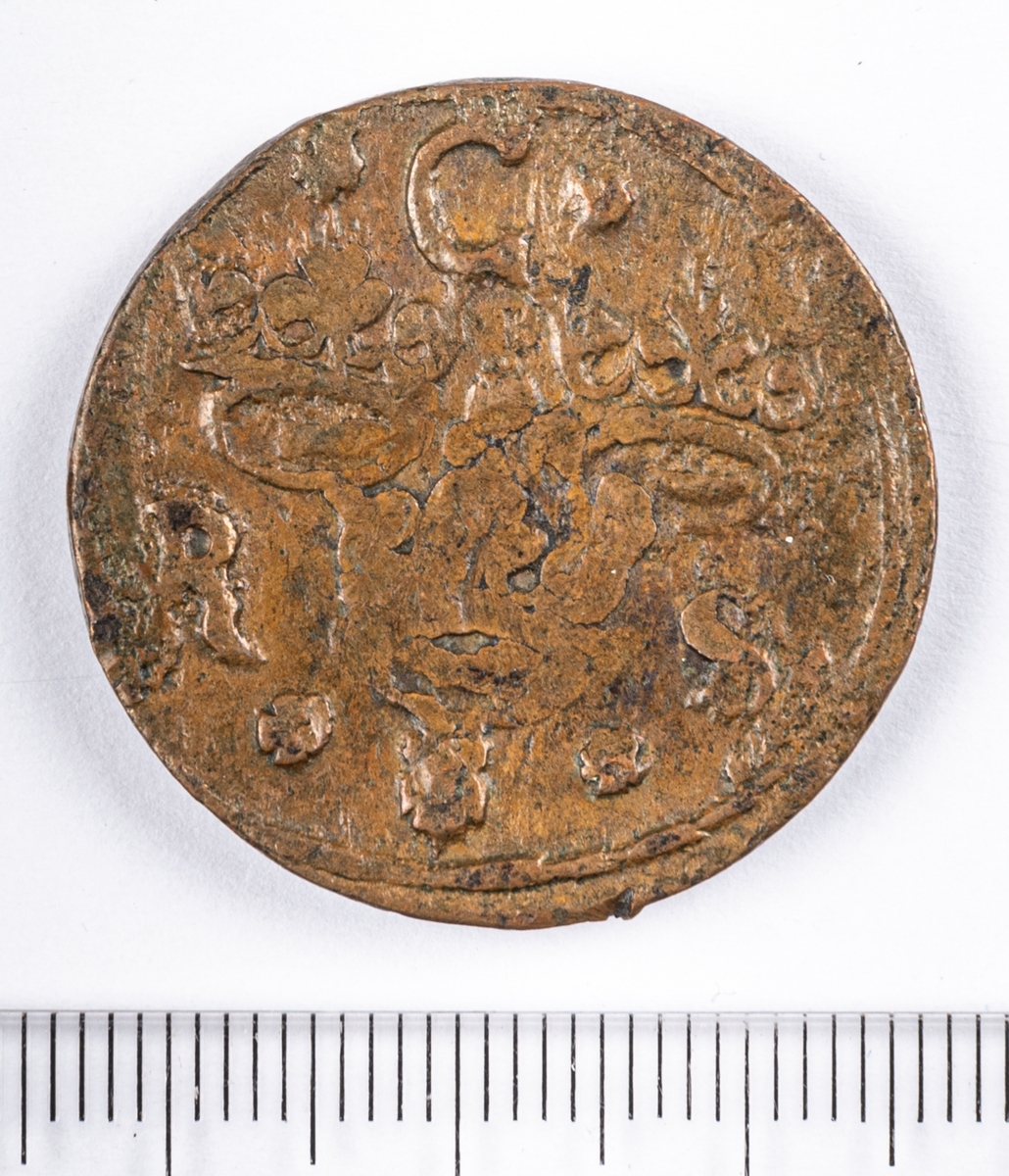 Mynt, Sverige,  1/4 öre, 1638.