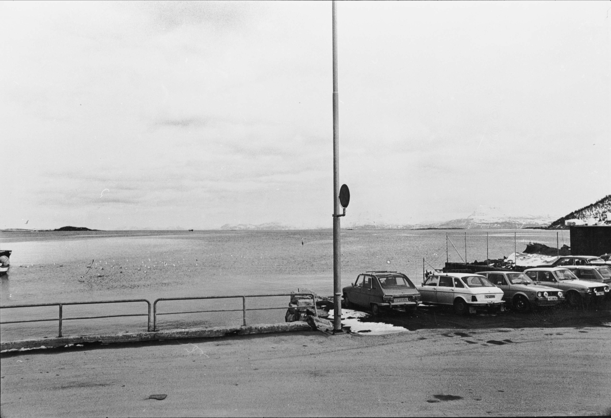 Utsikt over Harstad Havn, mot nordvest fra rutebilstasjonen.