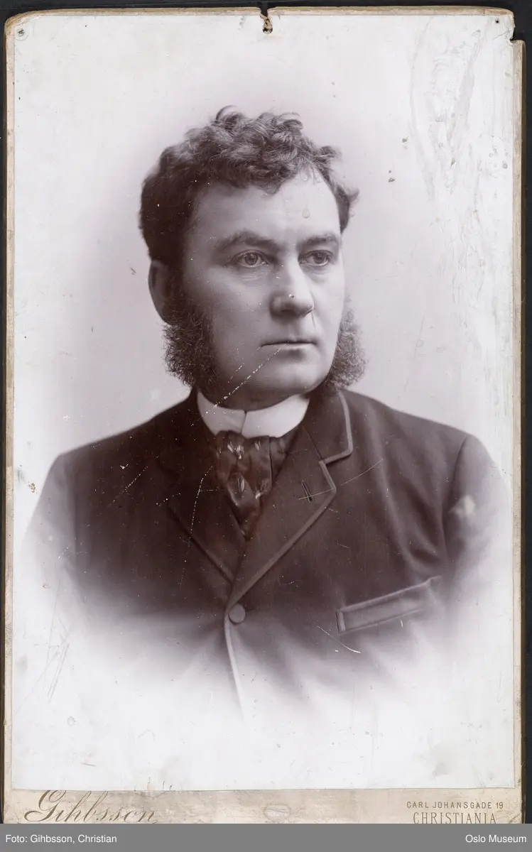 portrett, mann, forretningsmann, politiker, vignettert brystbilde