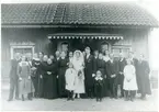 Rabbsta (Rabbesta), Munktorp.
Bröllopsfoto. 1920.