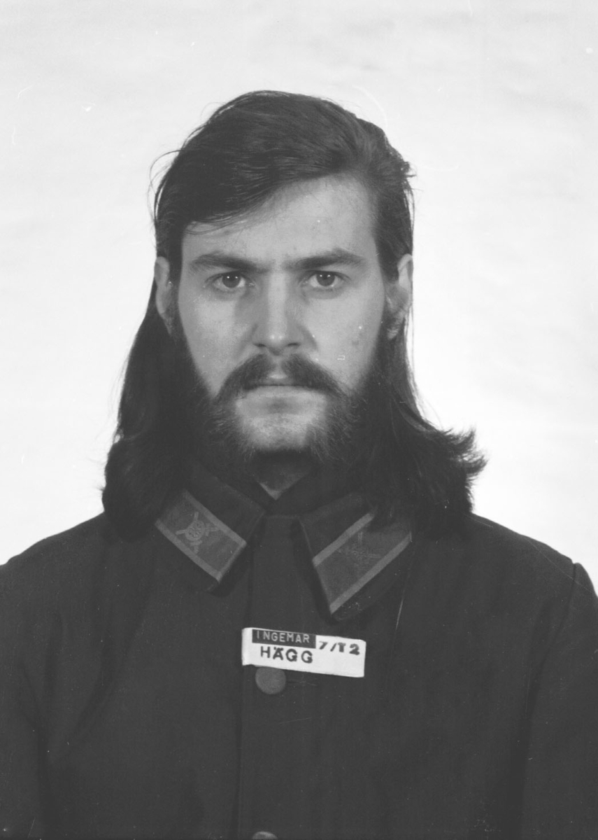 Ingemar Hägg, värnpliktig från 7 kompaniet T 2.