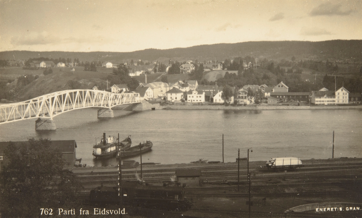 Postkort, Eidsvoll, Vorma, Sundbrua, 