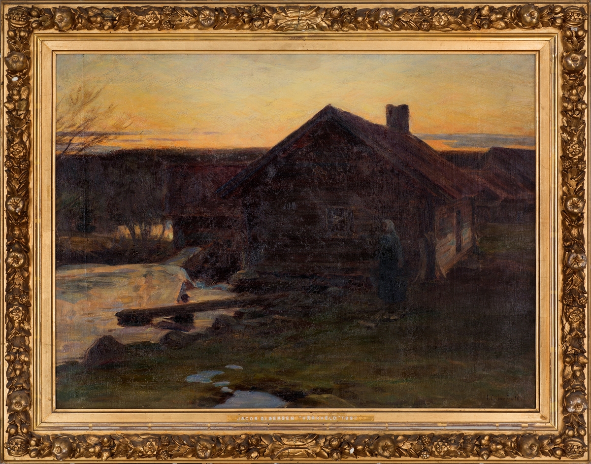 Vårkveld [Oljemaleri]
