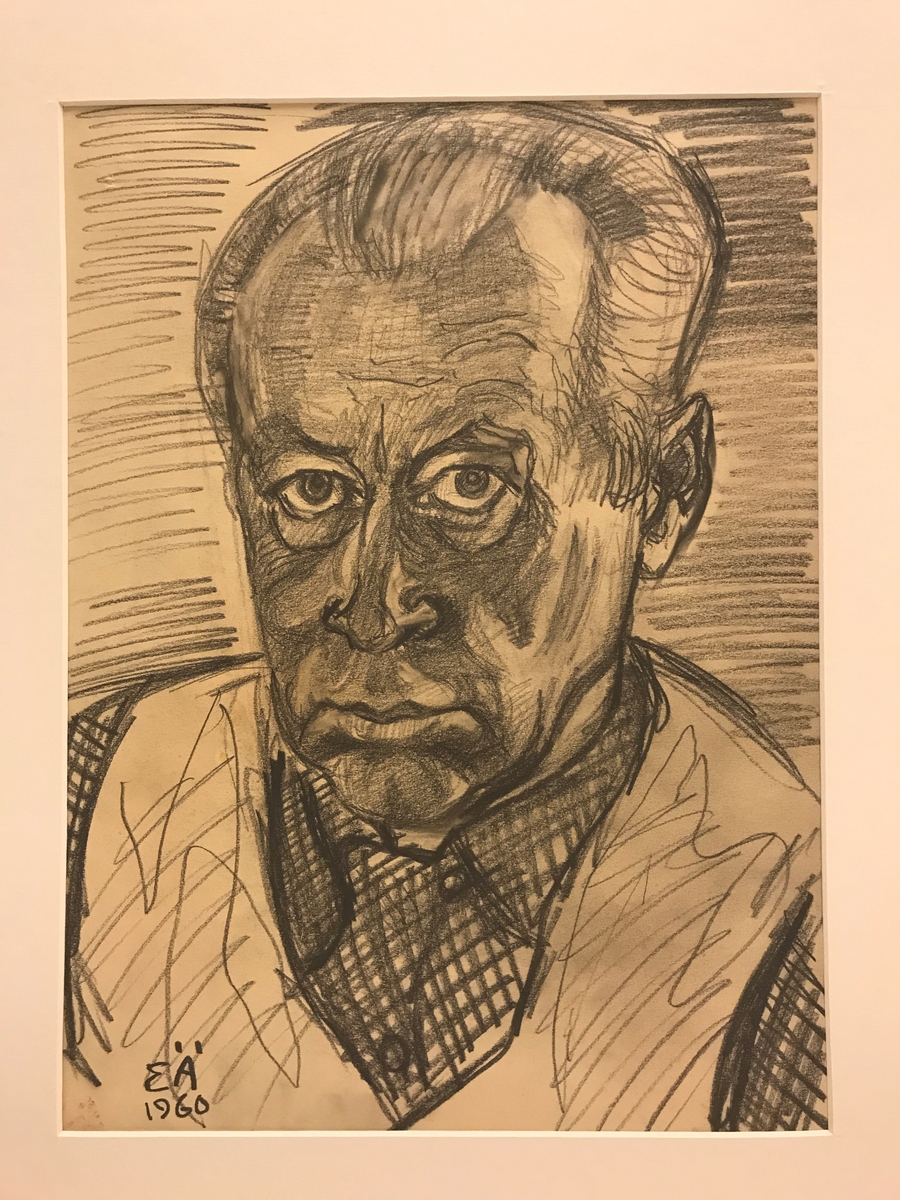 Självporträtt [Teckning]