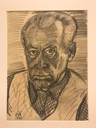 Självporträtt [Teckning]