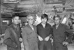 Från vänster: Nils Sahlin, Ebbe strandberg, Tage Strandberg och Ivan Bsenko.