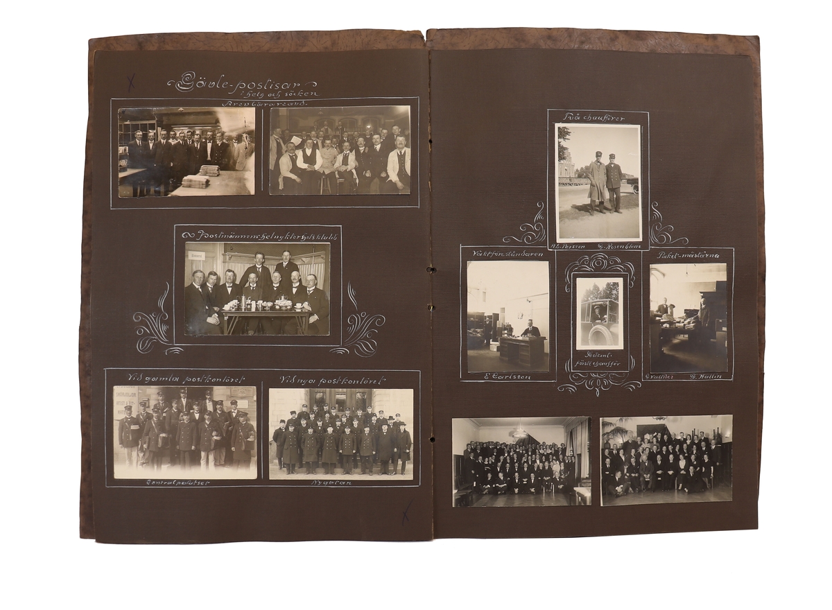 Minne av Gävlepostisars liv och leverne, spridda år 1894 till 1934.