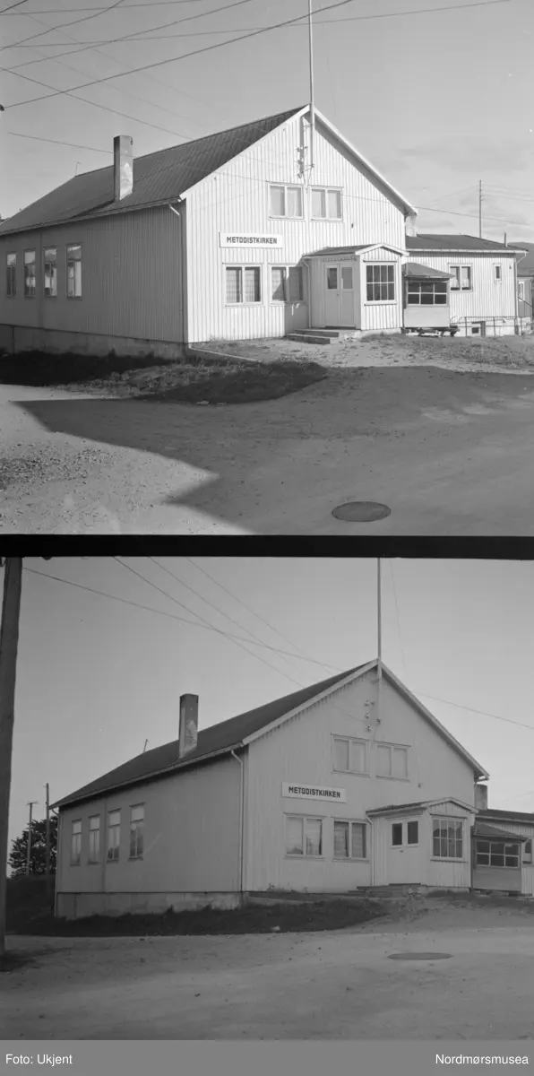 Metodistkirken. Fra fotoarkivet etter portrettfotograf Claus Monge. Nordmøre museum overtok samlingen fra sommeren 2011.