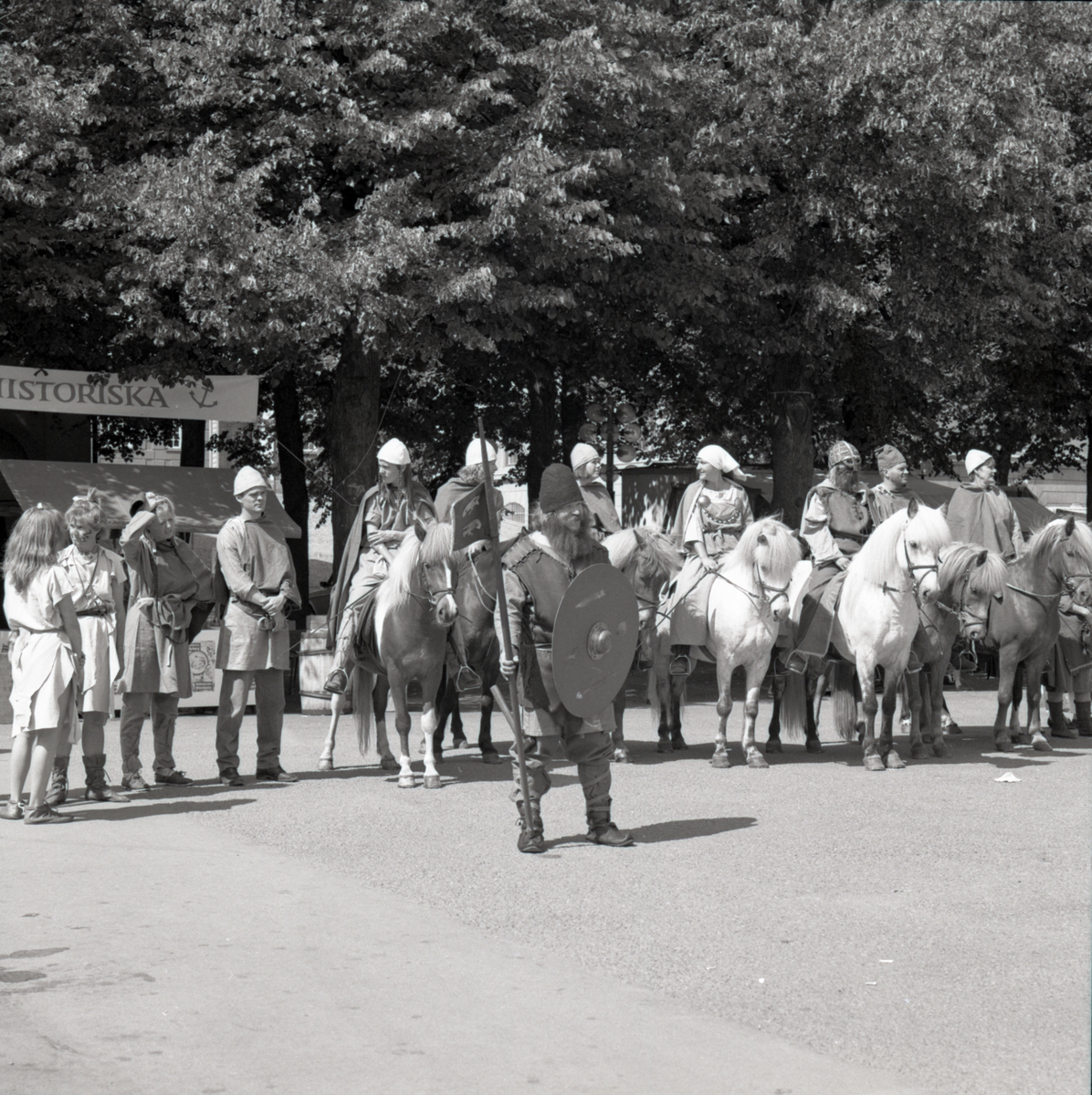 Utställningsverksamhet, "Vår roliga historia". Uppställning "Kavalleri".