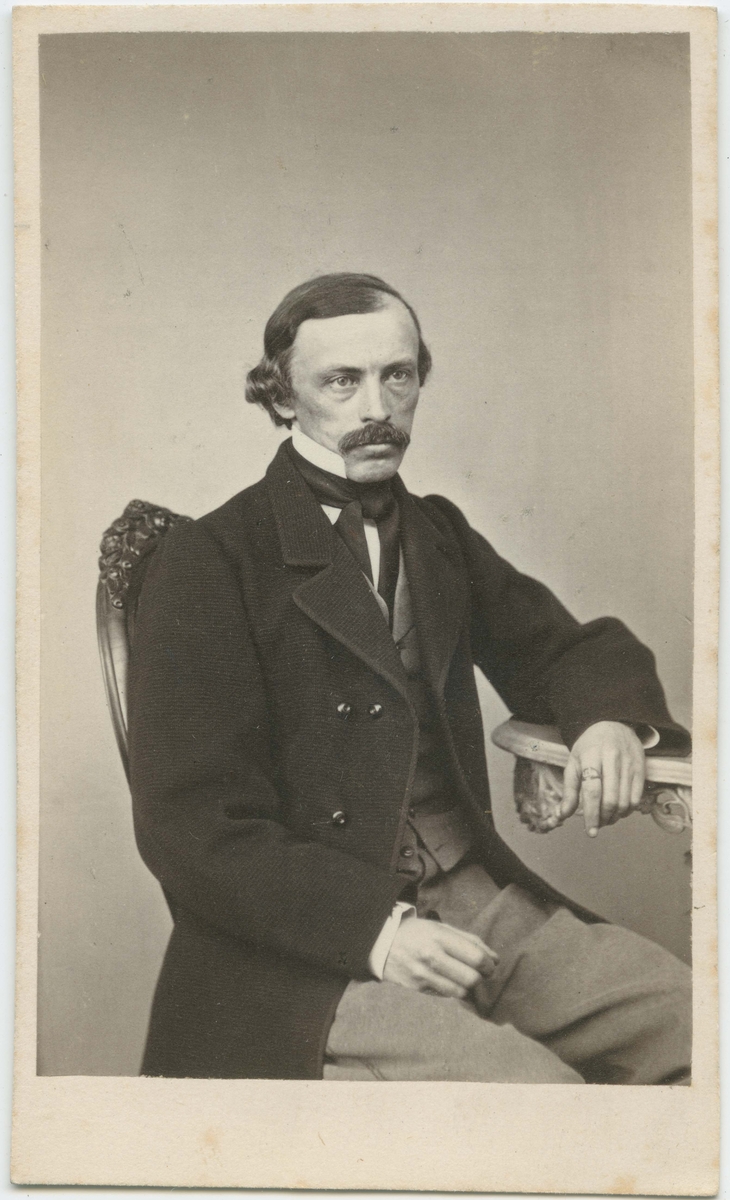 Porträtt på Gottfrid Dahlgren född 27 februari år 1854.