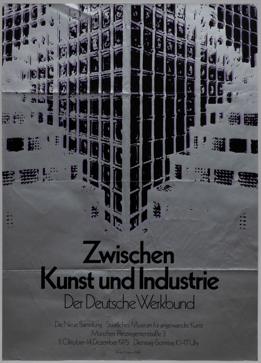 "Zwischen Kunst und Industrie": Der Deutsche Werkbund [Utstillingsplakat]