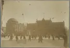 Svenska Balettens affischer vid Alexanderplatz i Berlin.