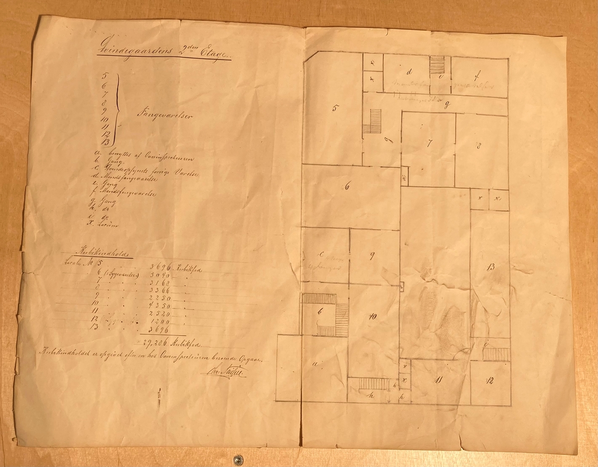 Tegningene er slitt og krøllete og har mange rifter. Noen av dem er svært bleket.