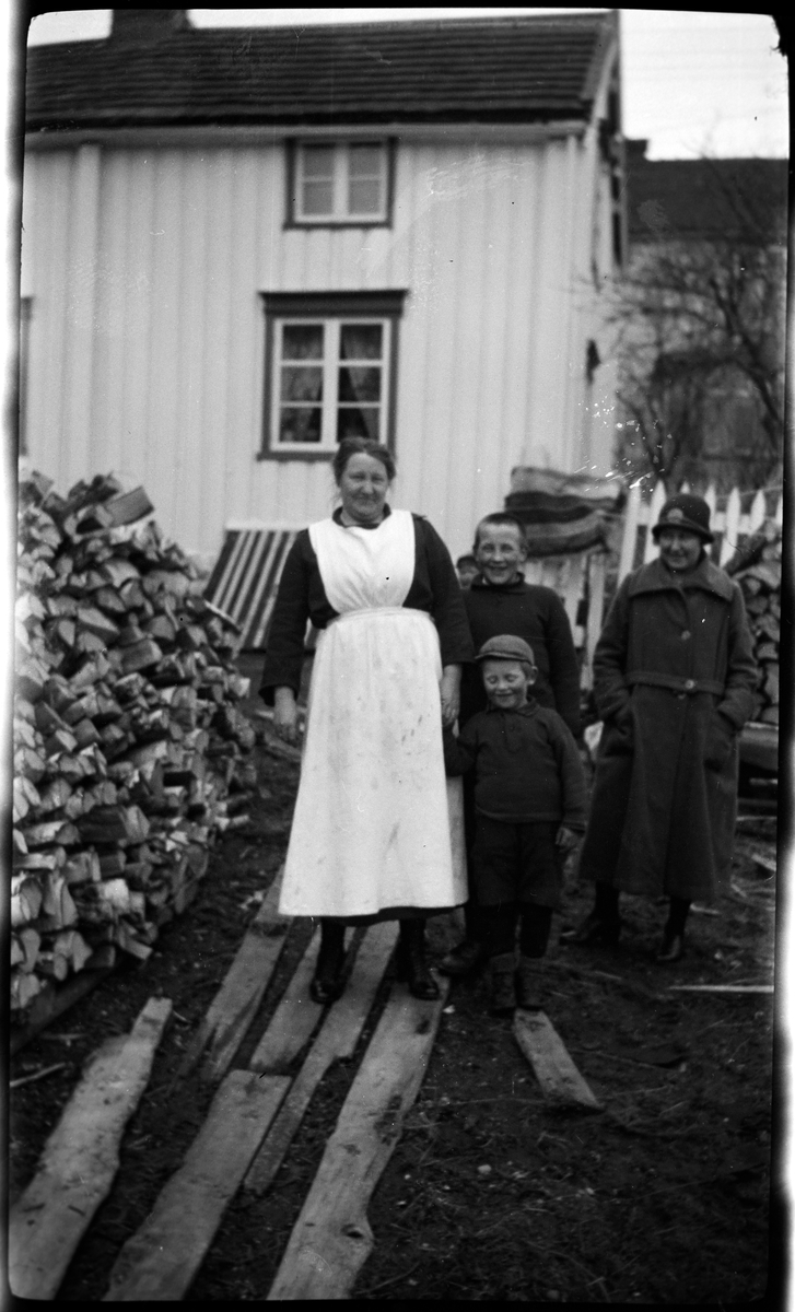 Henriette Jørgensen med familie