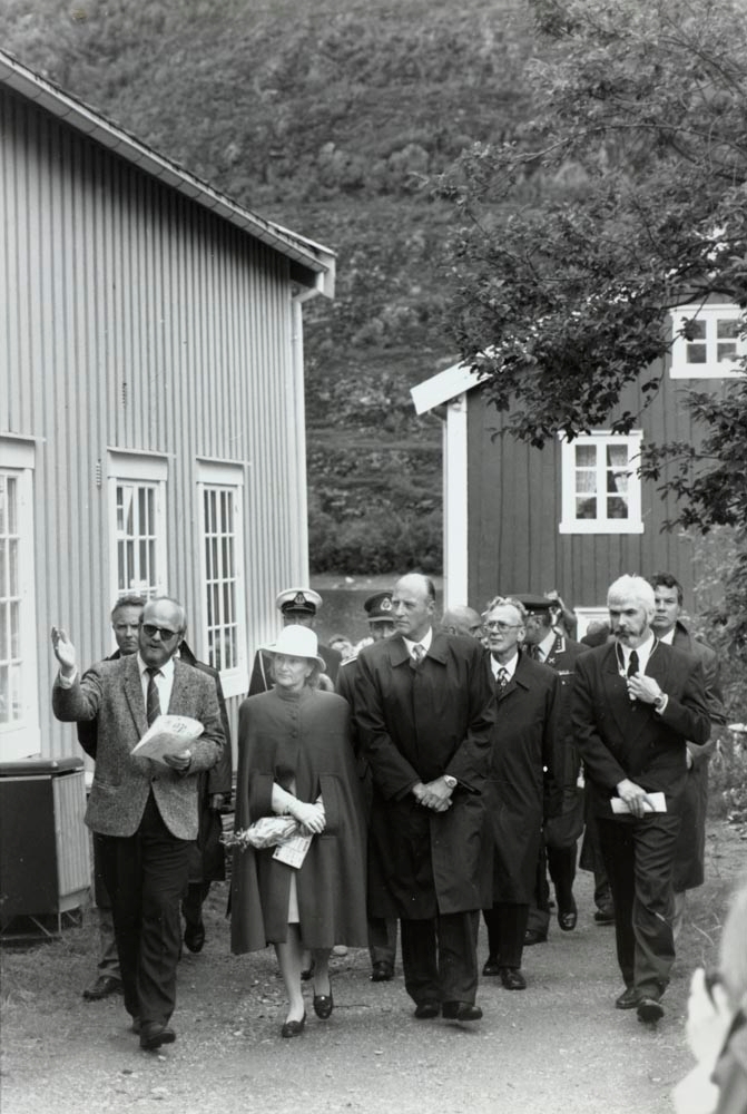 Hans Pedersen, dronning Sonja, kong Harald og Roy Skogsholm