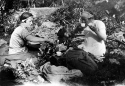 Kaffepause på sykkeltur