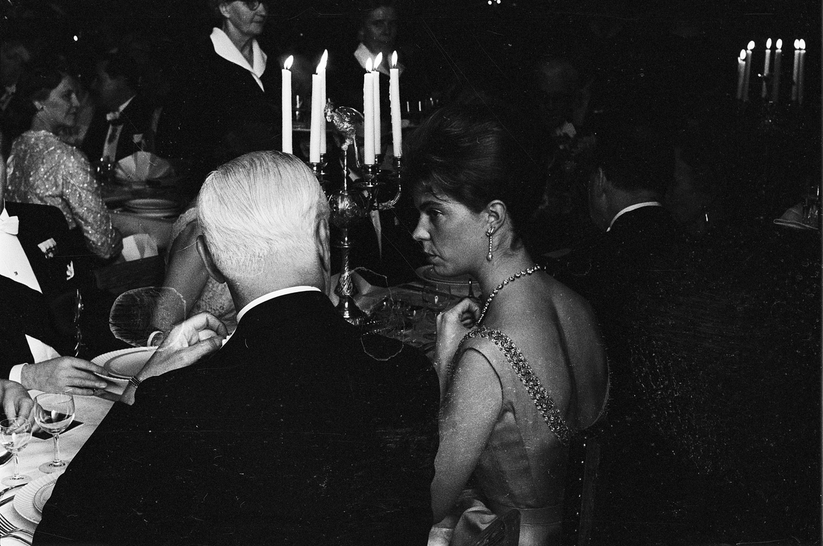 Bankett, Uppsala slott 1963