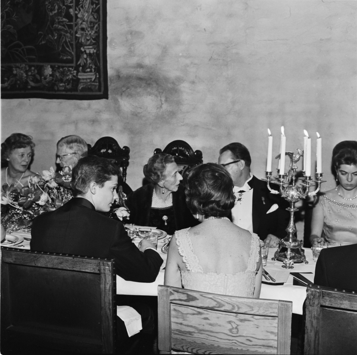 Bankett, Uppsala slott, Uppsala 1963