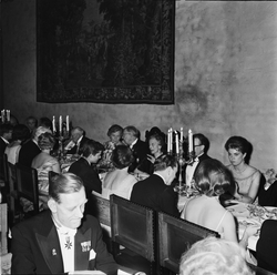 Bankett, Uppsala slott, Uppsala 1963