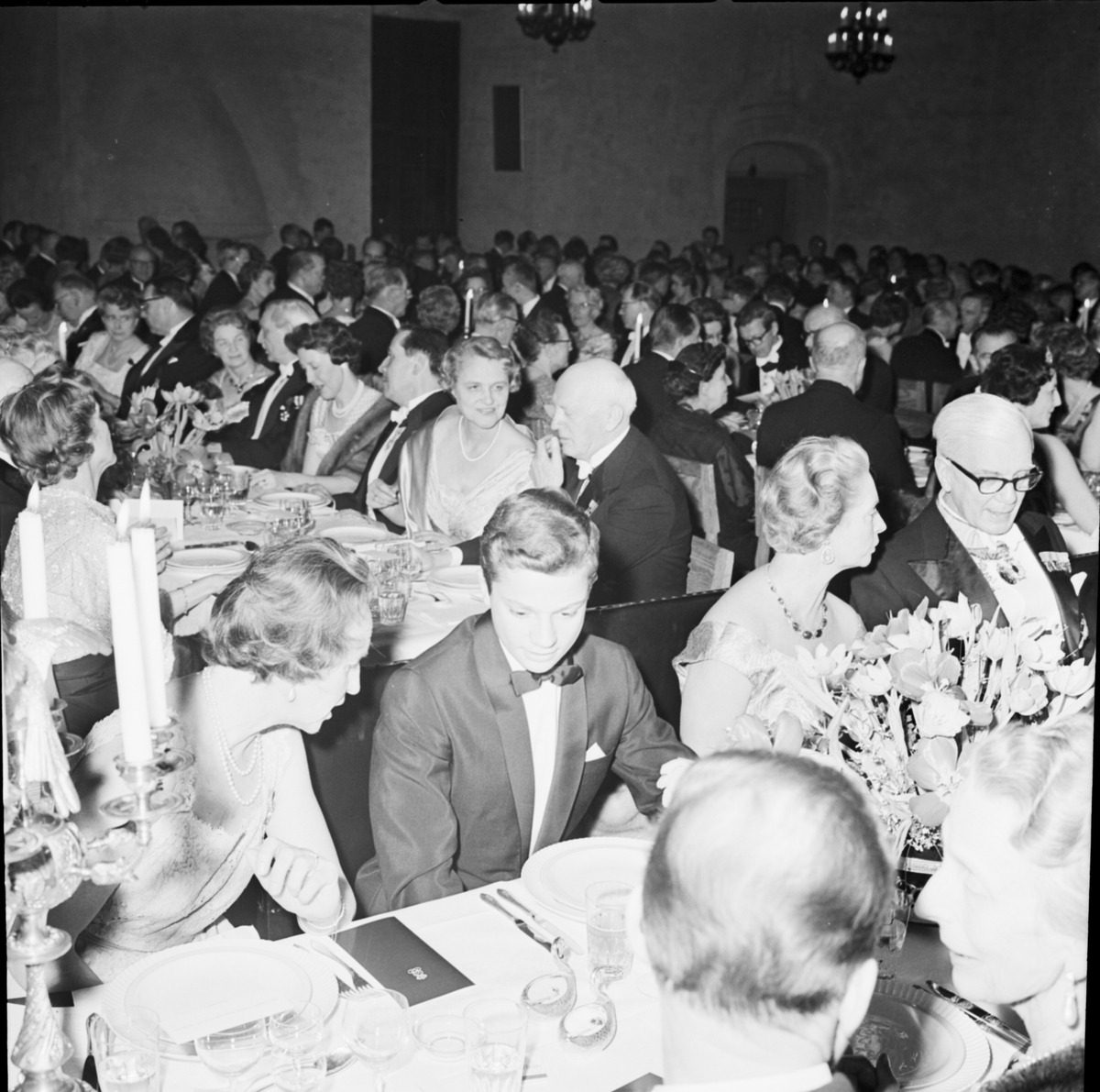 Bankett, Uppsala slott, Uppsala 1963