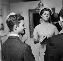 Kungligt besök på museet, Uppsala 1963