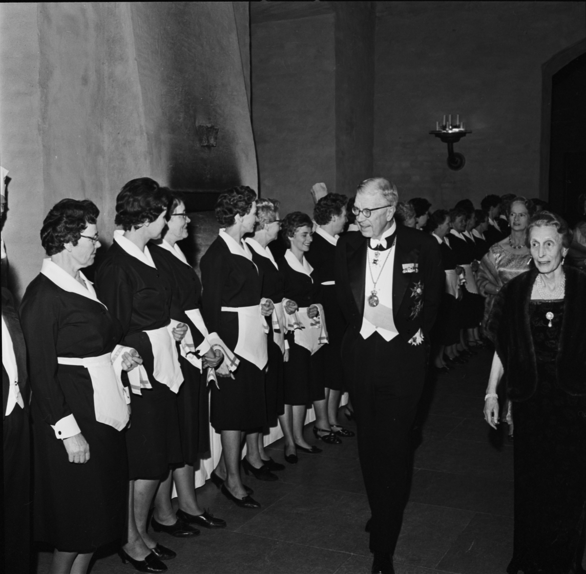 Bankett, Uppsala slott, Uppsala 1963