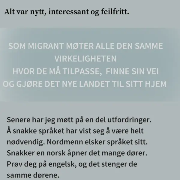 sitat m utvandring, tekst