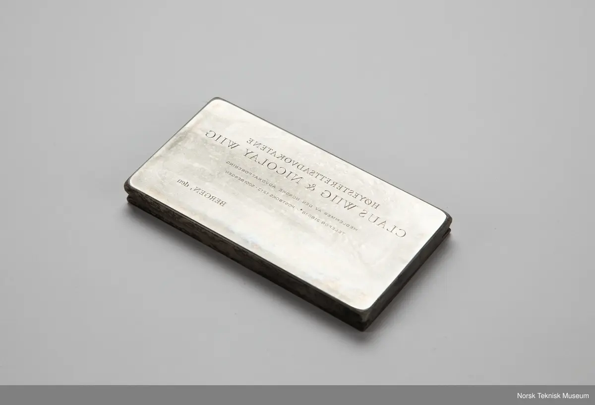 Trykkformelement, klisje, pakket inn i papir