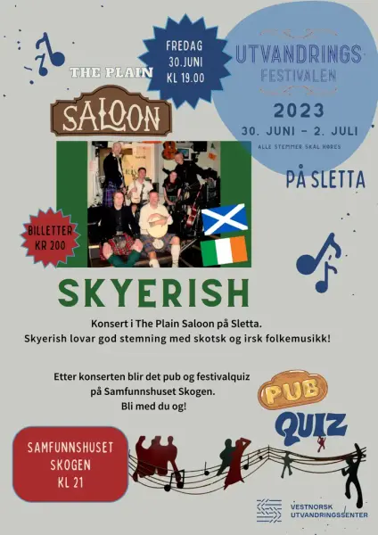 Festivalplakat med info om programmet som i teksten.