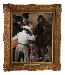 ETT RESANDE TEATERSÄLLSKAP [Målning]