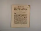 Tidning. Stockholms Sqwallerbytta N:o 1 och 2. Tryckt hos Wennberg och Nordström år 1772.