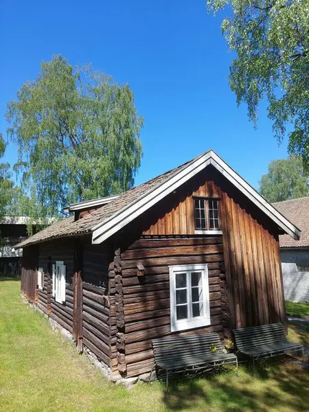 Bergmannsbolig fra Åslandsgate, senere flyttet til Norsk Bergverksmuseum
