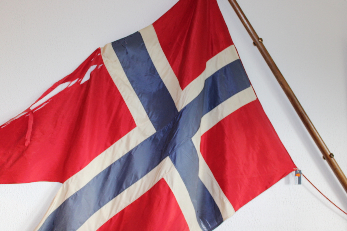 FLAGG,  SPLITT-, NORSK