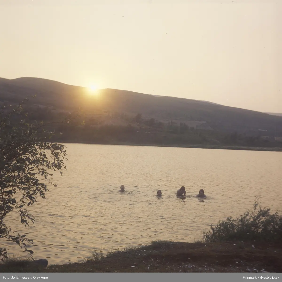 Foto av barn som svømmer i Jovannet i Båtsfjord (Finnmark)

Foto trolig tatt på 1960/70-tallet