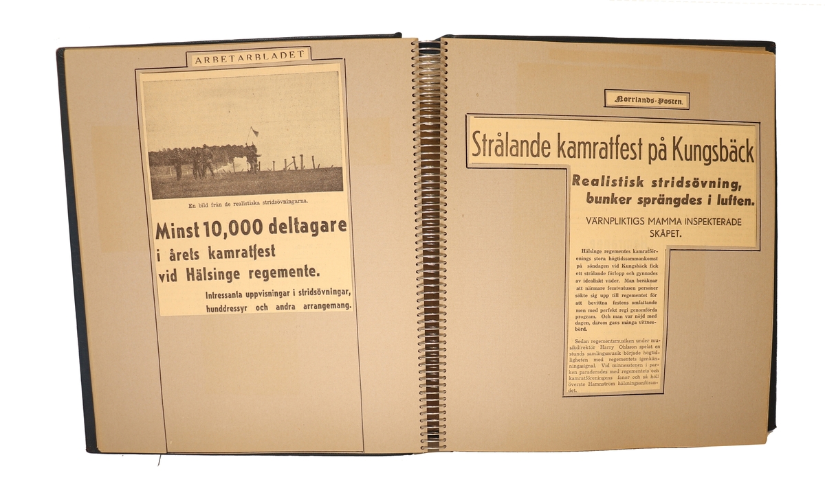 Kungl. Hälsinge regementes kramratförenings Högtidssammankomst 1942.