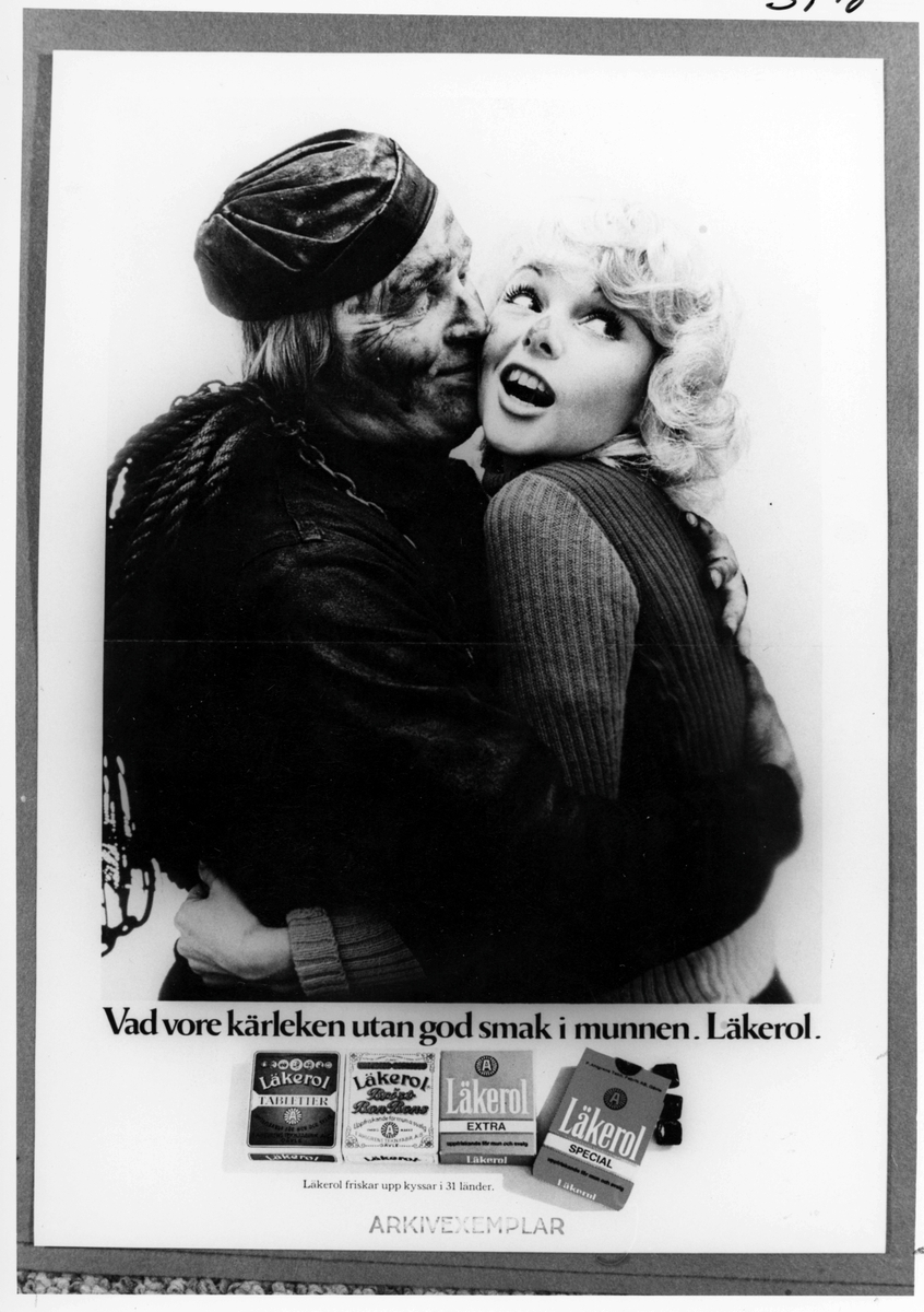 Reklambild "Vad vore kärleken utan god smak".